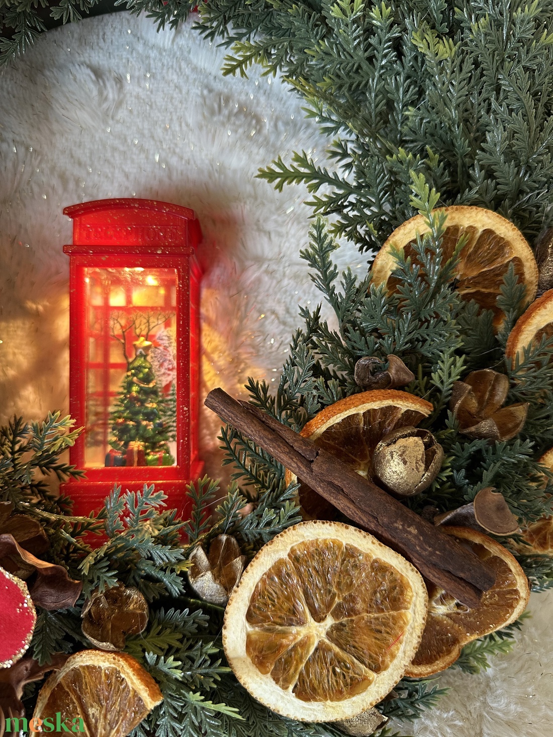 Telefonfülkés kopogtató - otthon & életmód - dekoráció - ajtó- és ablak dekoráció - ajtódísz & kopogtató - Meska.hu