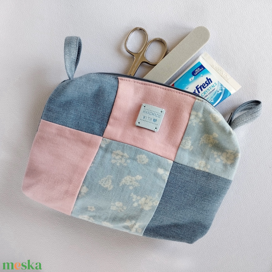 Neszesszer - BlueRose1 - baba - mama - pelenkázó, babafürdető kellékek - pelenkázó neszeszer, pelenkatartó - Meska.hu