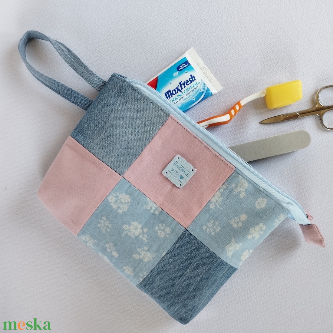 Neszesszer - BlueRose2 - baba - mama - pelenkázó, babafürdető kellékek - pelenkázó neszeszer, pelenkatartó - Meska.hu