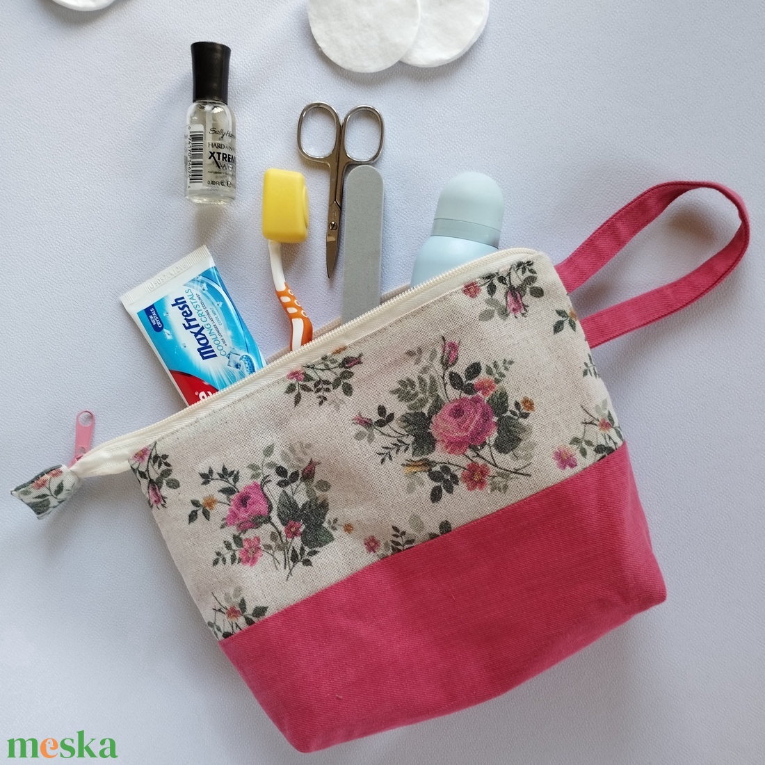 Neszesszer - CorallRose - baba - mama - pelenkázó, babafürdető kellékek - pelenkázó neszeszer, pelenkatartó - Meska.hu