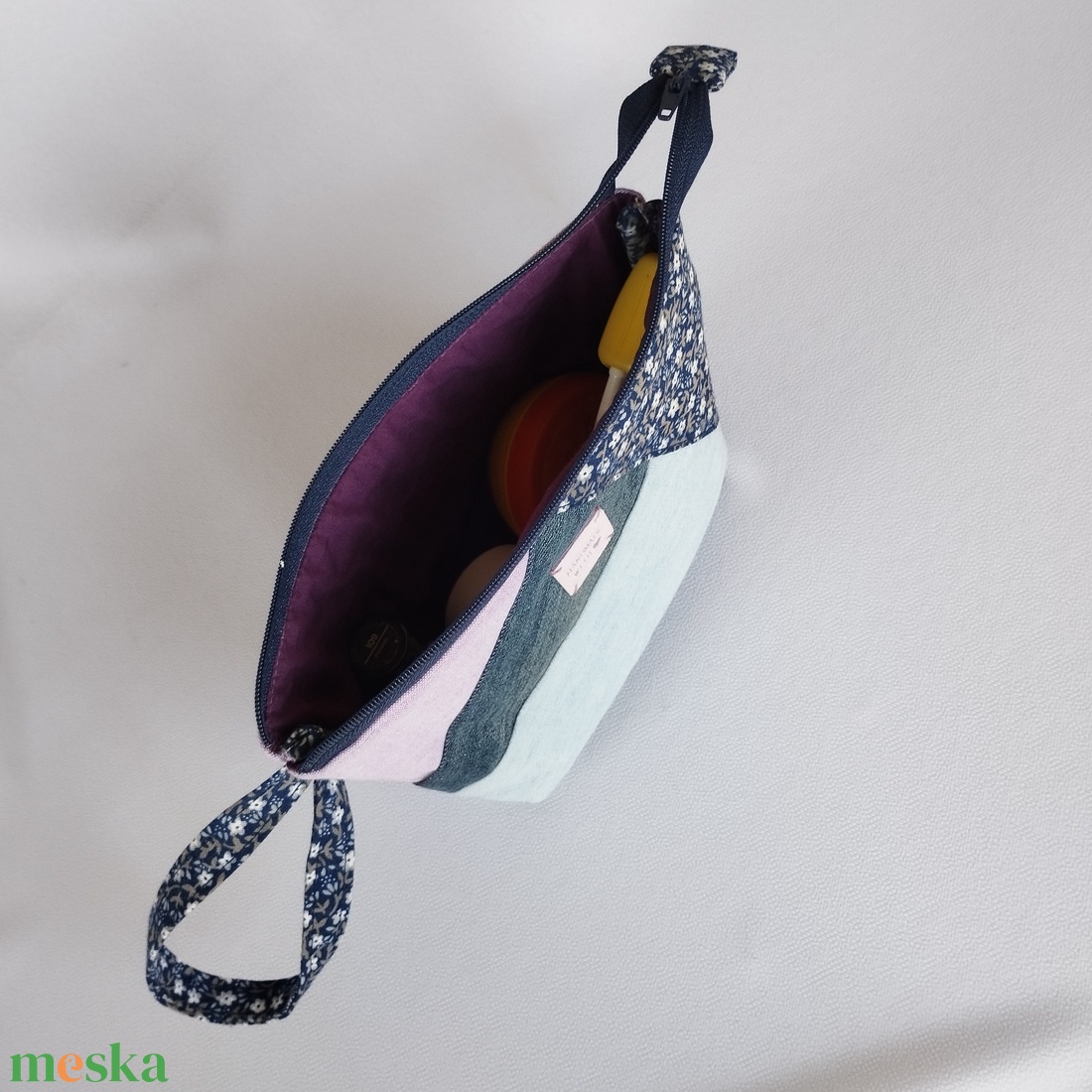 Neszesszer - PurpleBlue - táska & tok - neszesszer - Meska.hu