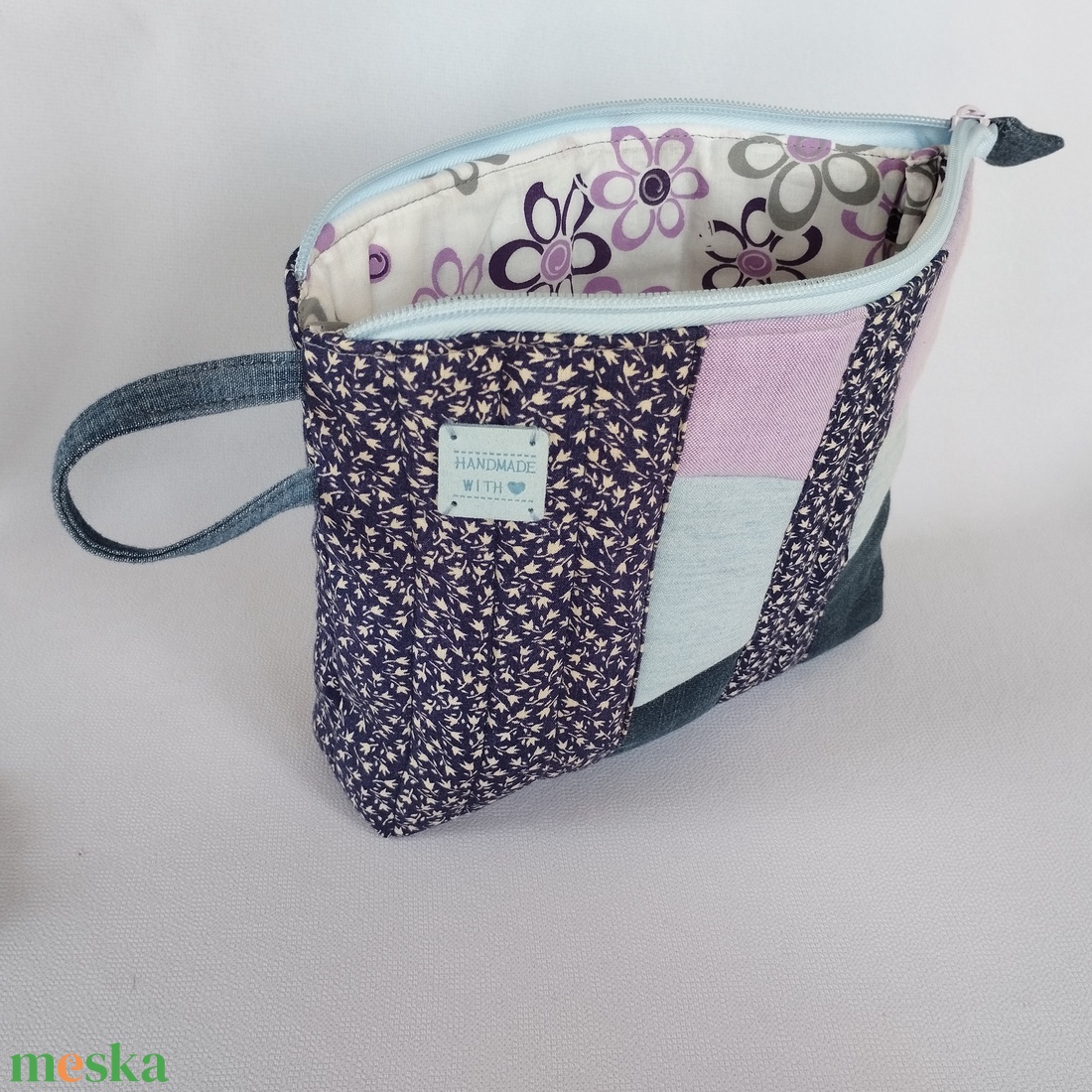 Neszesszer - BluePurpleFlower - táska & tok - neszesszer - Meska.hu