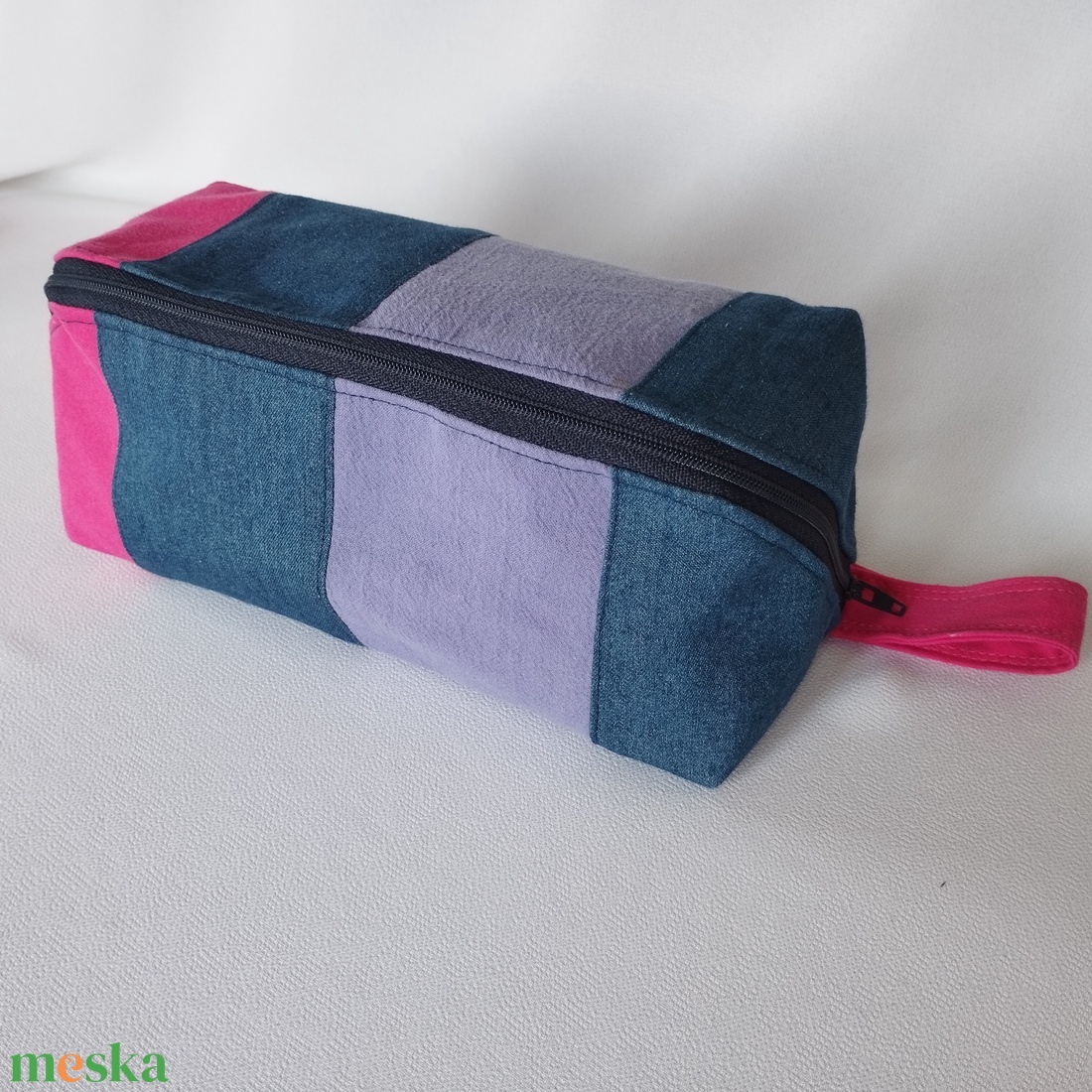 Hatalmas turkálós tolltartó/neszesszer  - táska & tok - neszesszer - Meska.hu