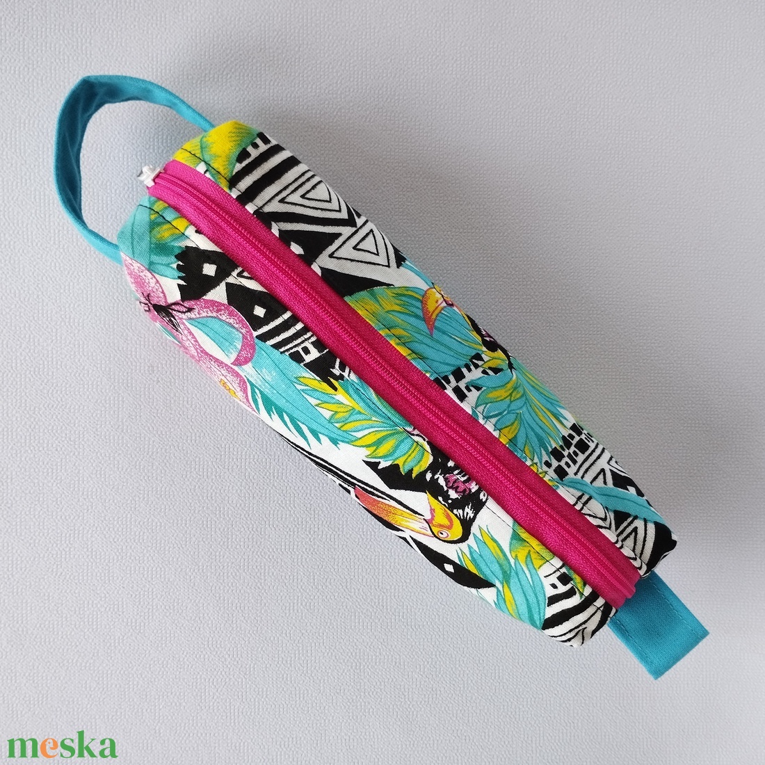 Neszesszer/tolltartó - PinkJungle - otthon & életmód - papír, írószer - tolltartó & ceruzatekercs - Meska.hu