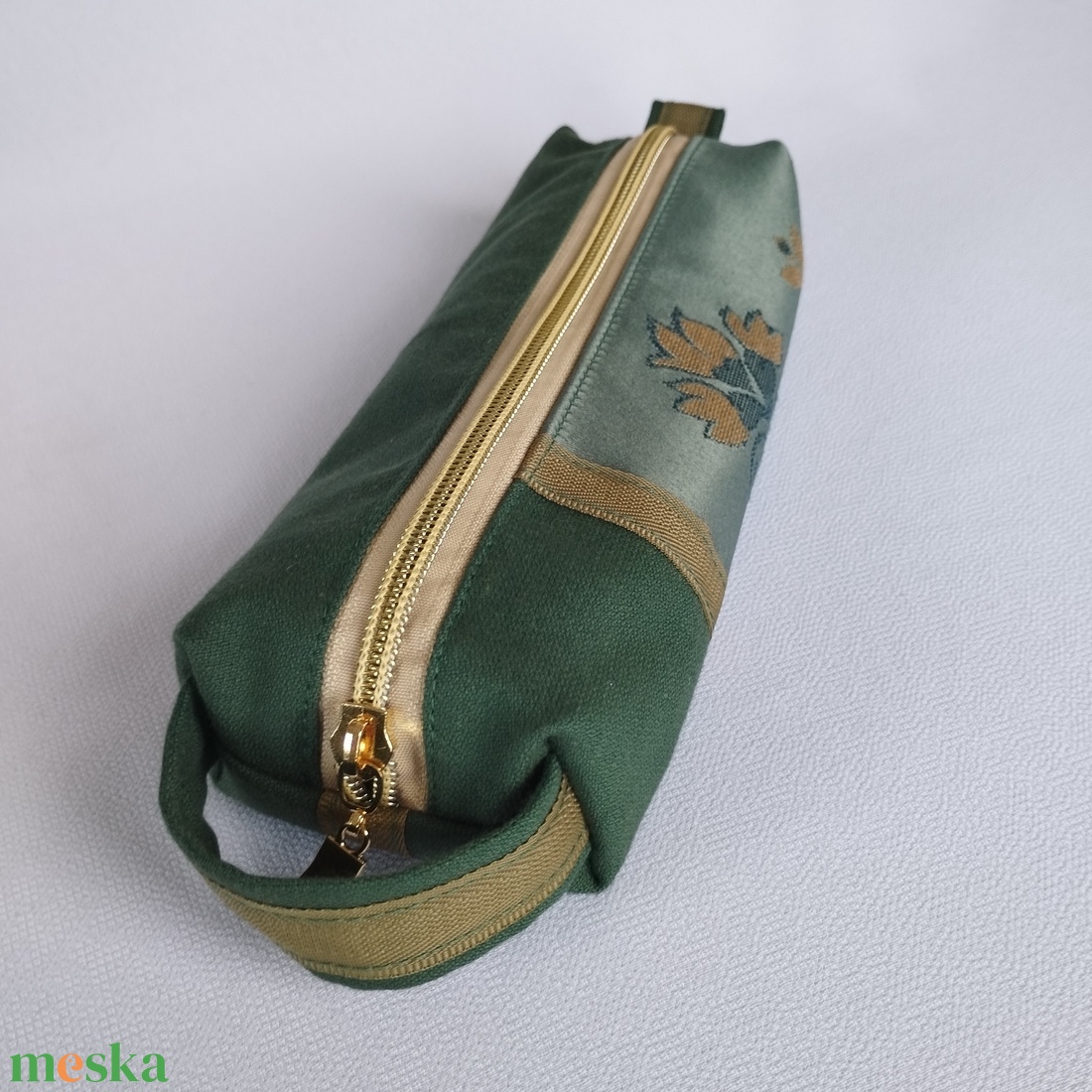 Neszesszer/tolltartó - GreenGold2 - otthon & életmód - papír, írószer - tolltartó & ceruzatekercs - Meska.hu