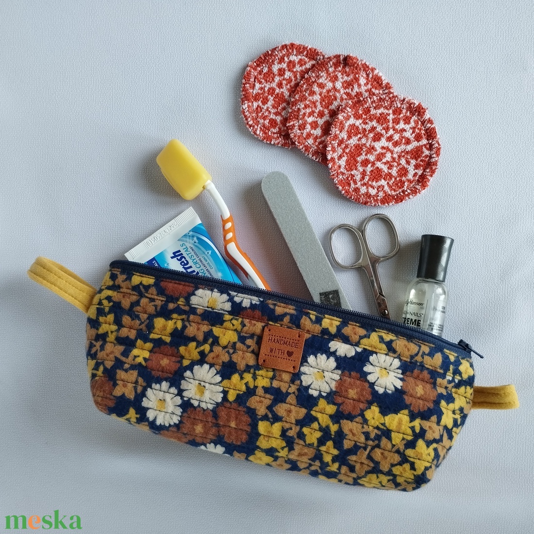 Neszesszer - OkkerFlower - otthon & életmód - papír, írószer - tolltartó & ceruzatekercs - Meska.hu