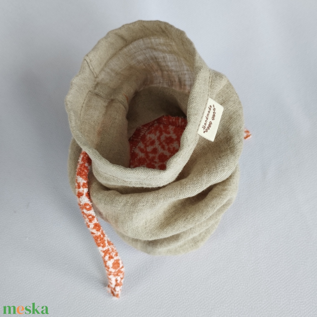 Arctisztító korongok mosózsákban - Orange - szépségápolás - arcápolás - arctisztító korong - Meska.hu