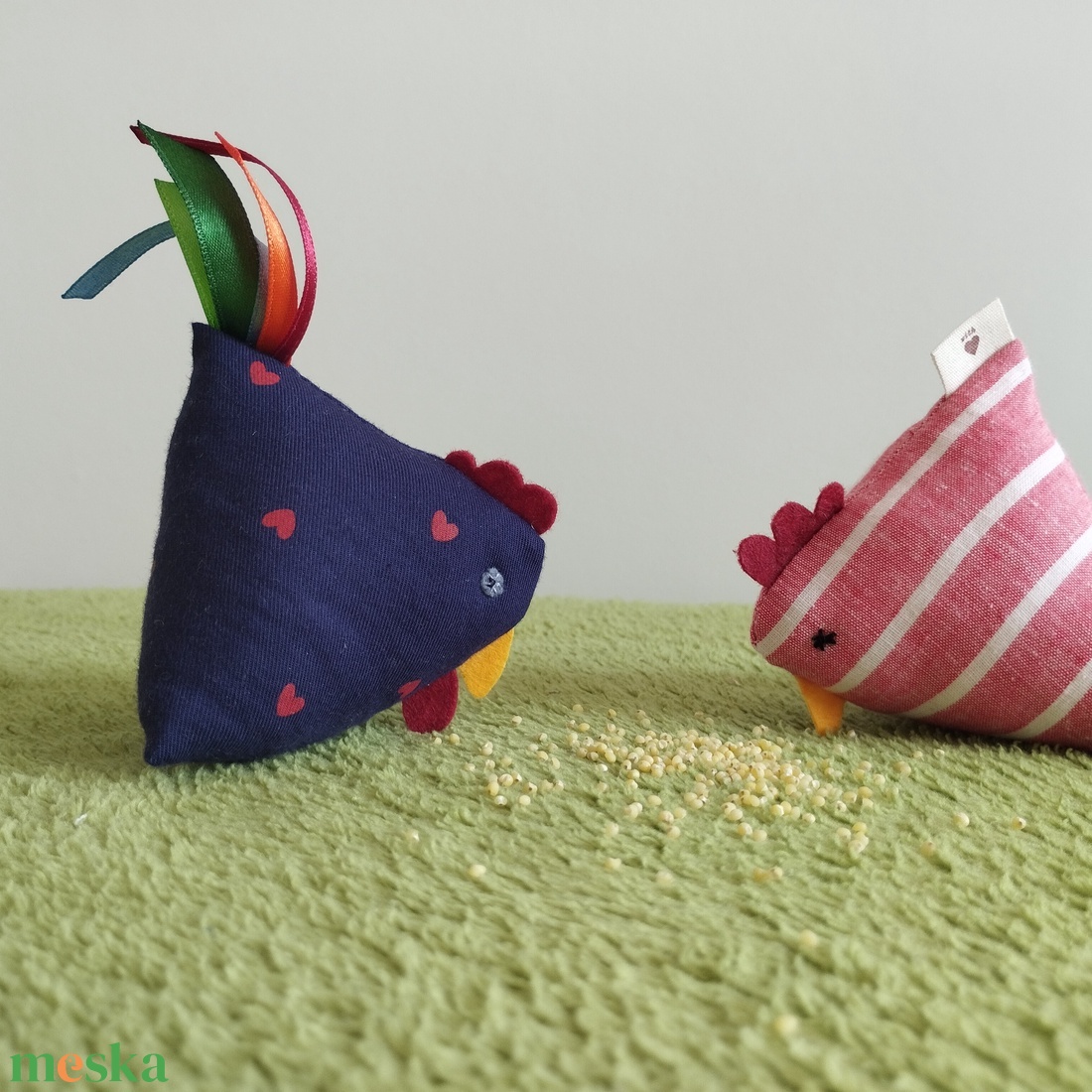 Baromfi pár - Kokas és Tik - játék & sport - plüssállat & játékfigura - más figura - Meska.hu