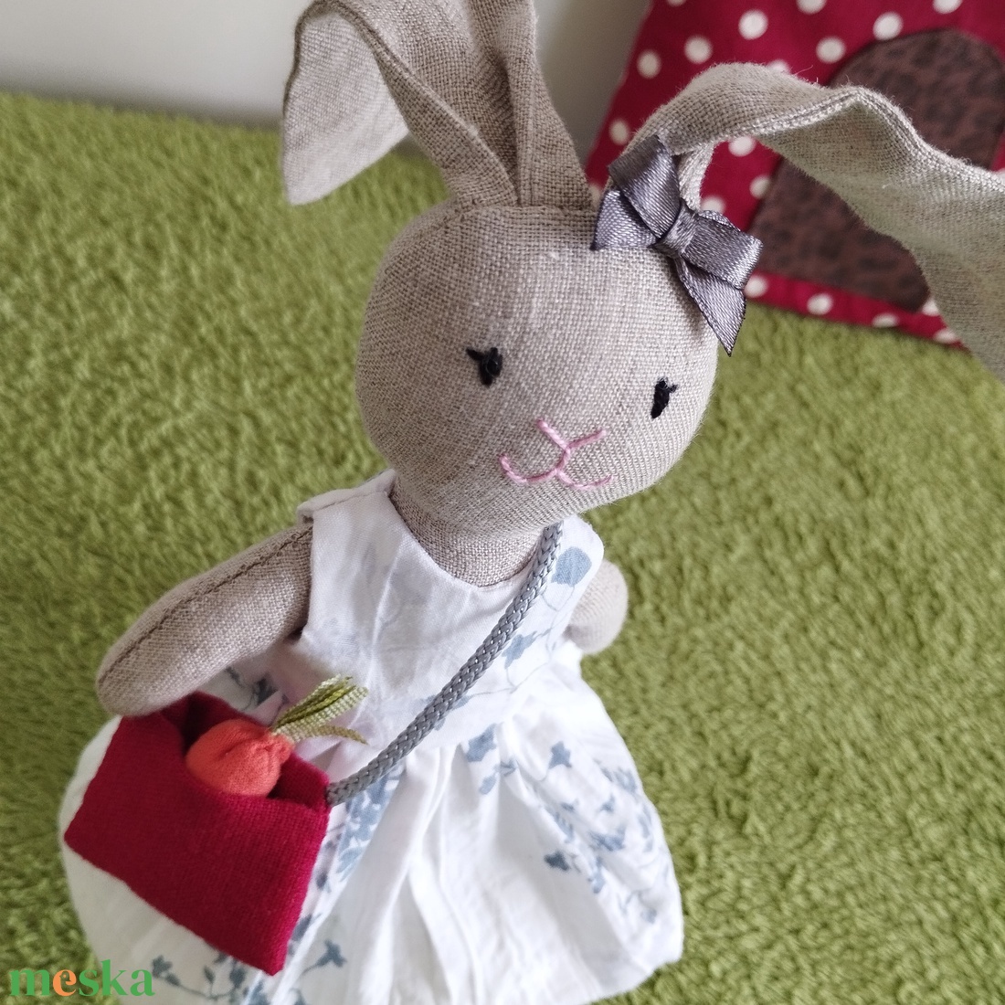 Kati Nyuszi Háza - játék & sport - baba & babaház - öltöztethető baba - Meska.hu