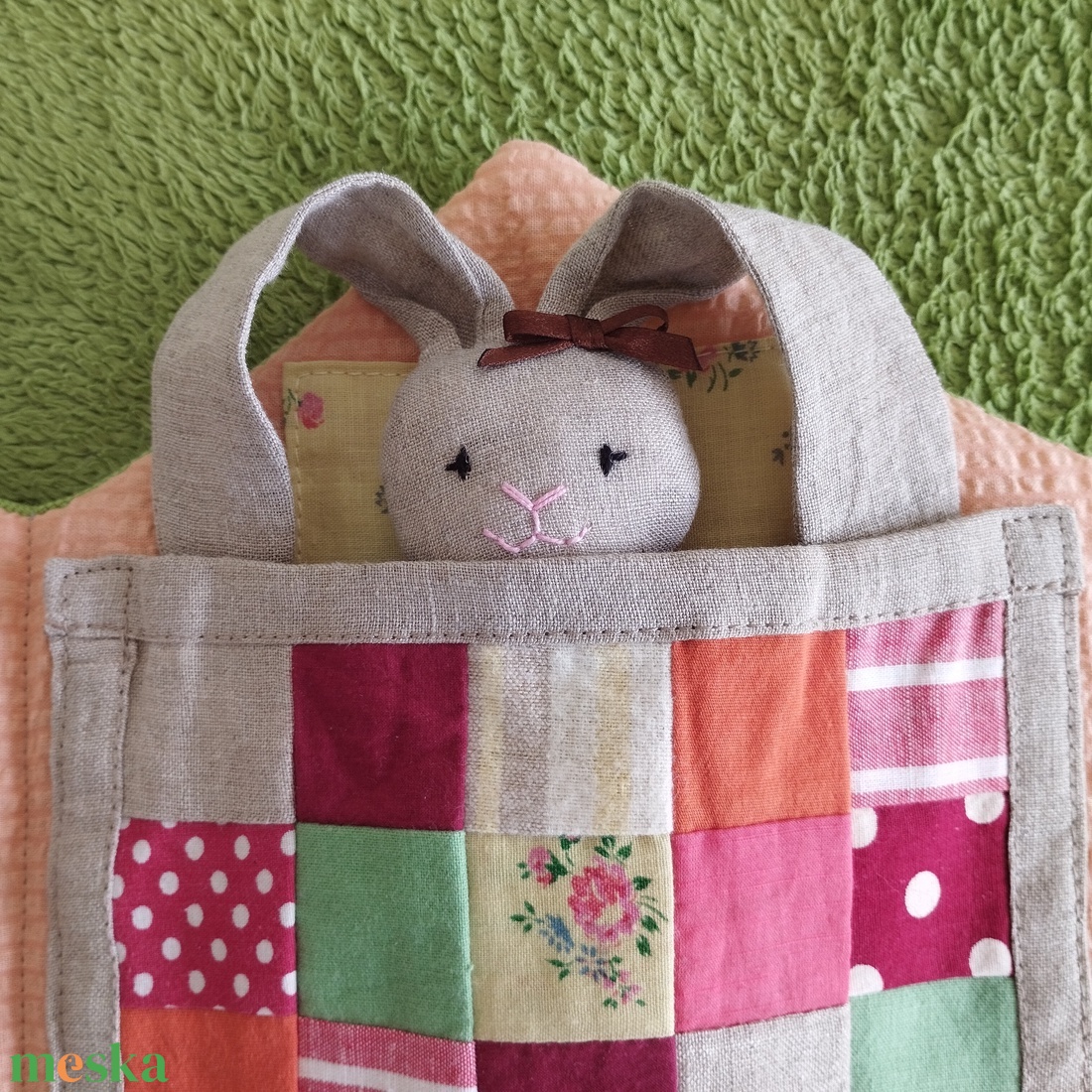 Gréti Nyuszi Háza - játék & sport - baba & babaház - öltöztethető baba - Meska.hu