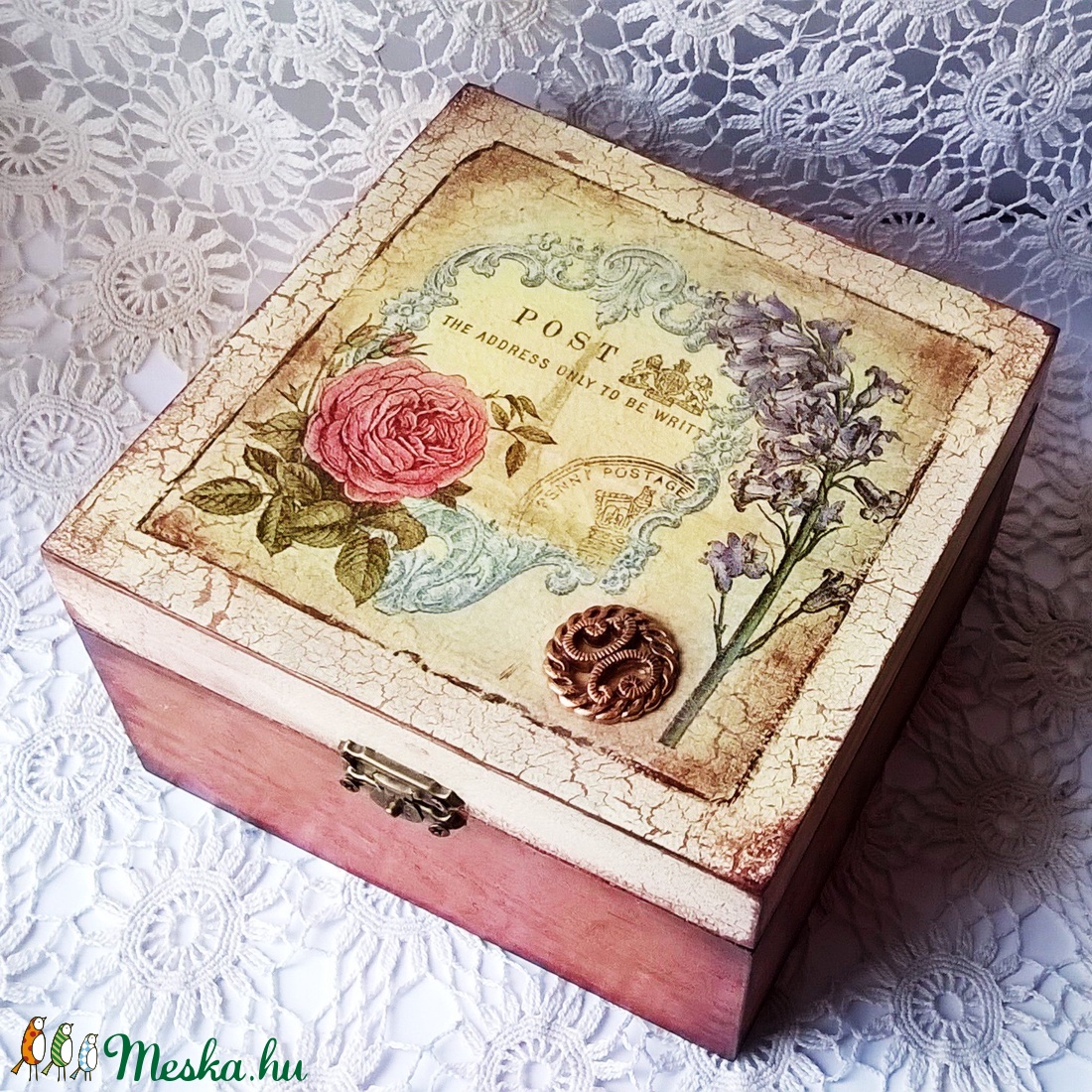 Vintage doboz -  - Meska.hu