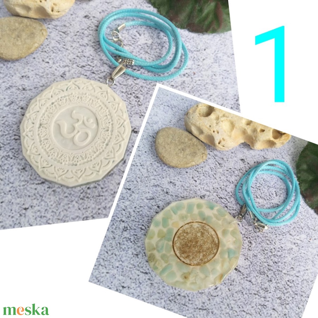 Orgonit medál Ohm, Hamza, Sri Yantra és Metatron szimbólumokkal, ásványokkal - ékszer - nyaklánc - medálos nyaklánc - Meska.hu Orgonit medál Ohm, Hamza, Sri Yantra és Metatron szimbólumokkal, ásványokkal - ékszer - nyaklánc - medálos nyaklánc - Meska.hu