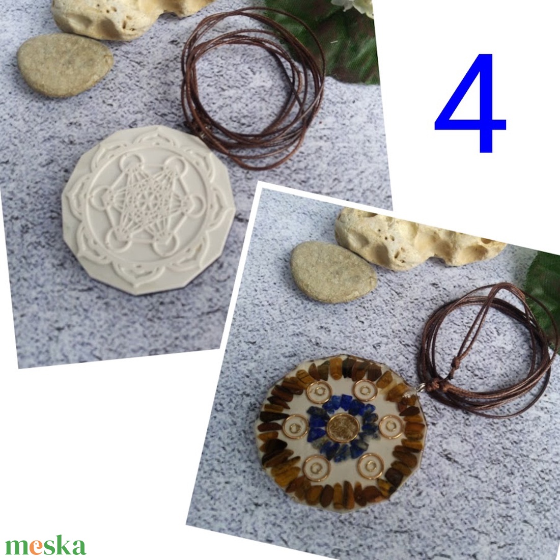 Orgonit medál Ohm, Hamza, Sri Yantra és Metatron szimbólumokkal, ásványokkal - ékszer - nyaklánc - medálos nyaklánc - Meska.hu Orgonit medál Ohm, Hamza, Sri Yantra és Metatron szimbólumokkal, ásványokkal - ékszer - nyaklánc - medálos nyaklánc - Meska.hu