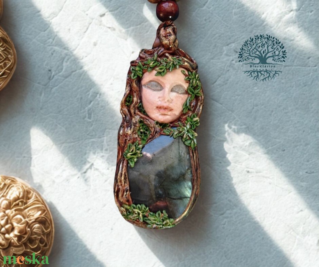 Erdőtündér álma labradorit ásvánnyal - ékszer - nyaklánc - medálos nyaklánc - Meska.hu