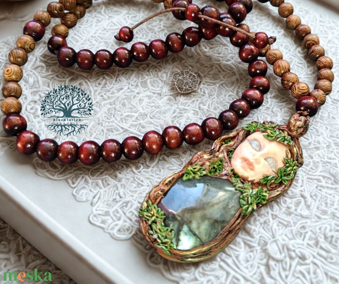 Erdőtündér álma labradorit ásvánnyal - ékszer - nyaklánc - medálos nyaklánc - Meska.hu