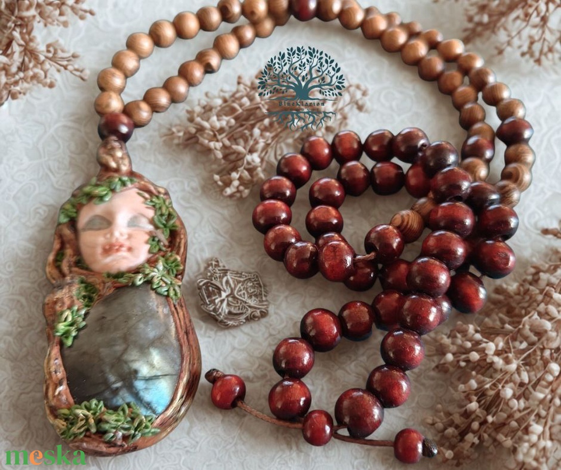 Erdőtündér álma labradorit ásvánnyal - ékszer - nyaklánc - medálos nyaklánc - Meska.hu