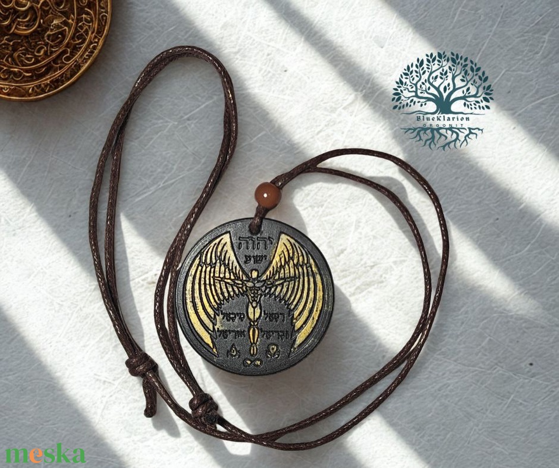 Védelem, Quantum csendje, OM lávakő medálos nyaklánc, hematit és rudraksha gyöngyökkel nemesacél sodronyon - ékszer - nyaklánc - medálos nyaklánc - Meska.hu