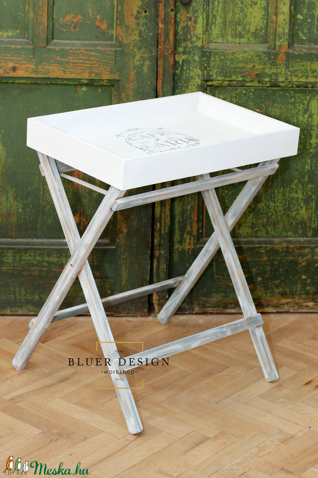 Reggeliző tálca vagy lerakó asztalka shabby chic stílusban -  - Meska.hu