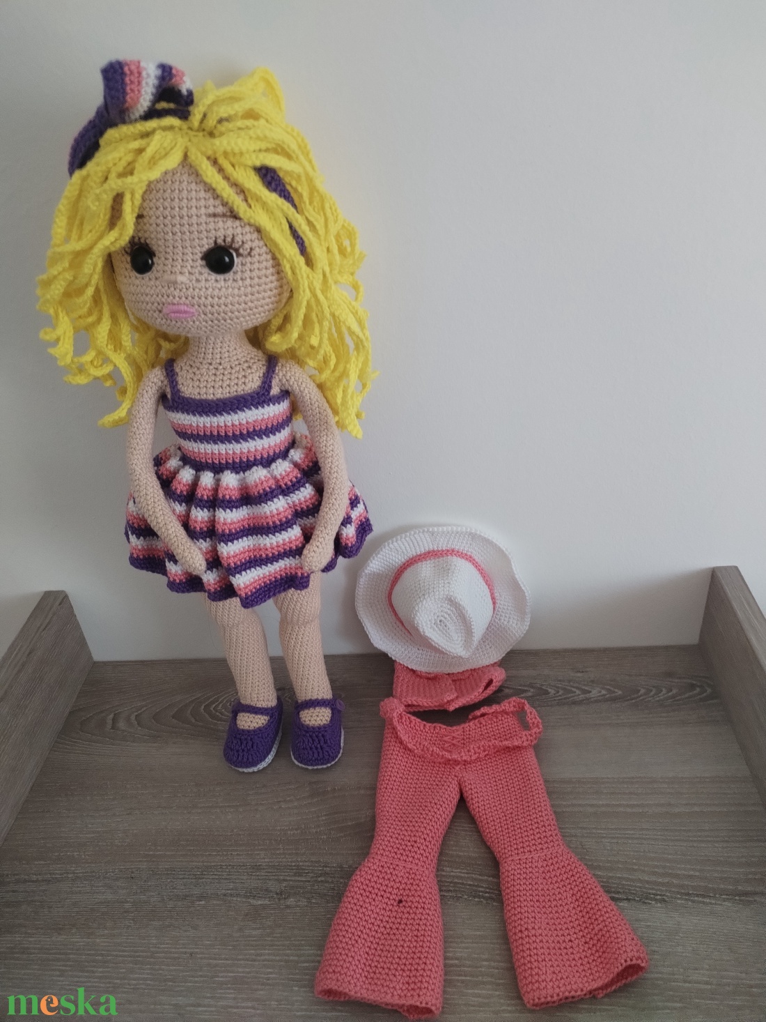Horgolt Barbie baba - játék & sport - plüssállat & játékfigura - ember - Meska.hu Horgolt Barbie baba - játék & sport - plüssállat & játékfigura - ember - Meska.hu