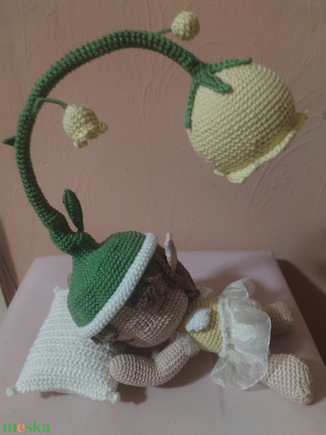 Álomörző tündérke - Tündér baba éjszakai fény  - játék & sport - baba & babaház - baba - Meska.hu