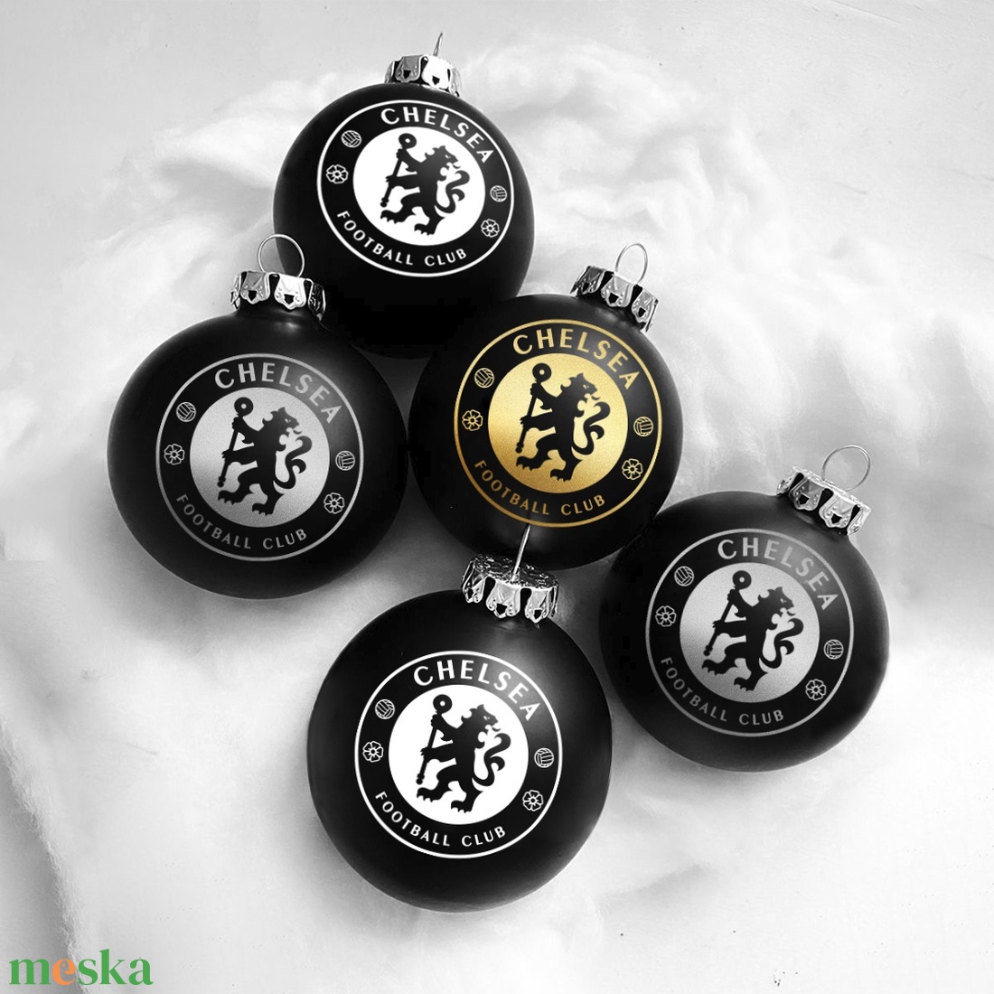 Egyedi logózott karácsonyfadísz (üveg) - karácsony - karácsonyi lakásdekoráció - karácsonyfadíszek - Meska.hu