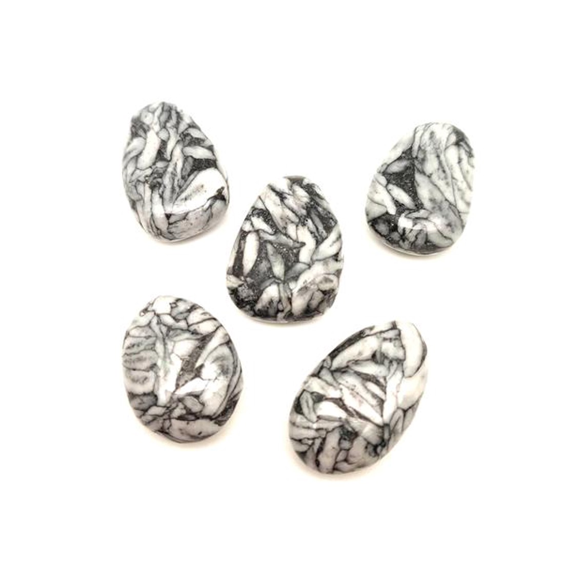 25/30mm Pinolit csepp - kellékek & szerszámok - ásvány alapanyag - marokkő - Meska.hu