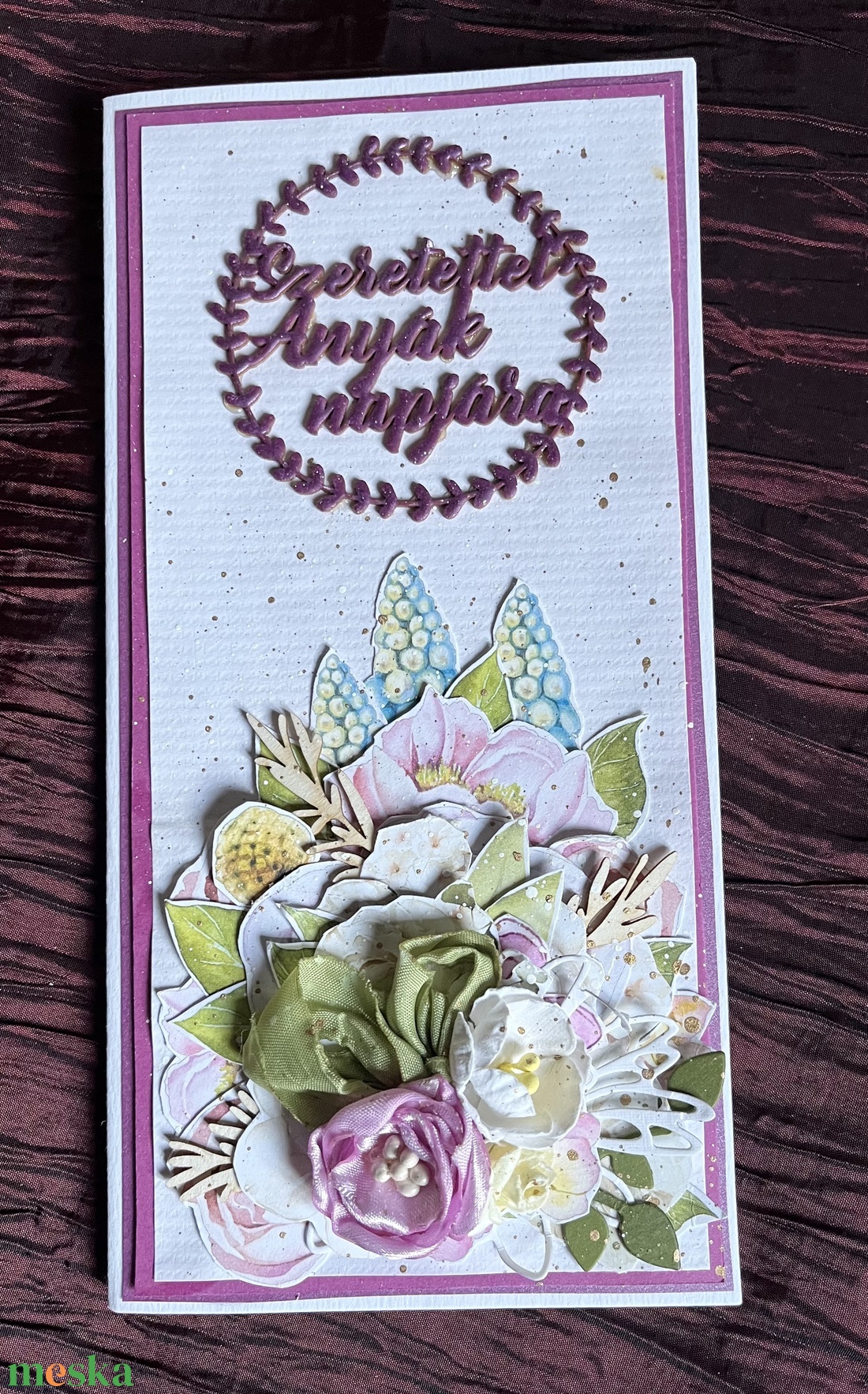 Anyáknapi képeslap 2. - otthon & életmód - papír, írószer - ajándékozás kellékei - képeslap, üdvözlőlap - Meska.hu
