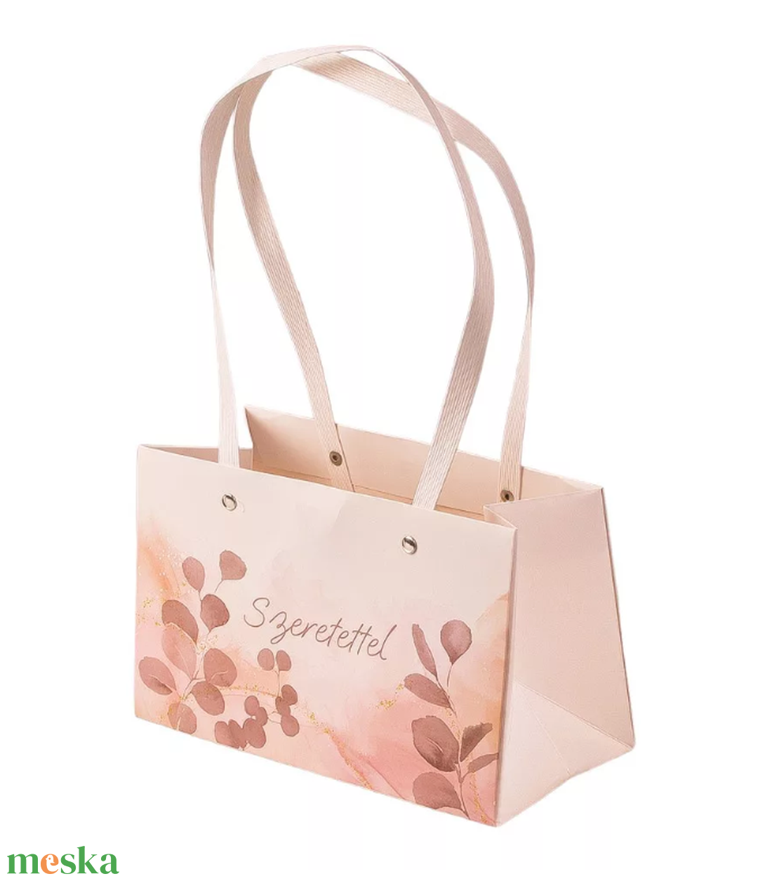 Virág táska - Szeretettel - otthon & életmód - papír, írószer - ajándékozás kellékei - ajándékzsák, csomagolás - Meska.hu