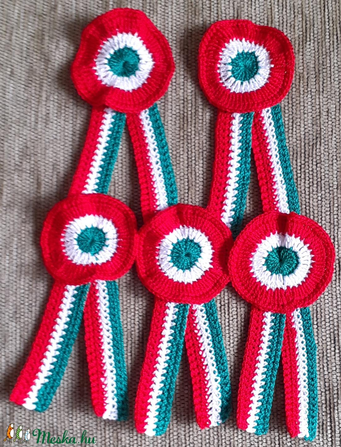 Kokárda - ékszer - kitűző és bross - kitűző - Meska.hu