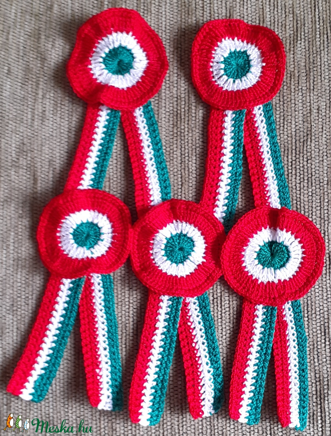 Kokárda - ékszer - kitűző és bross - kitűző - Meska.hu
