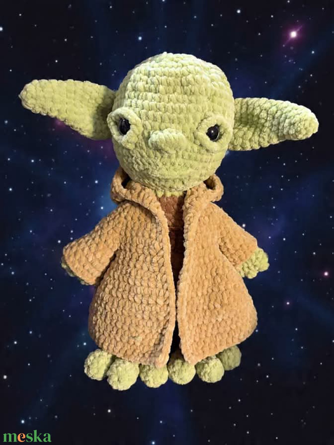 Plüss Yoda mester  - játék & sport - plüssállat & játékfigura - plüss mesefigurák - Meska.hu