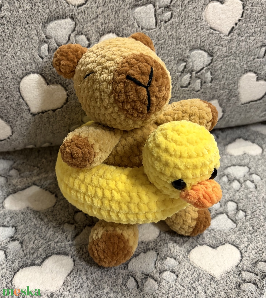 Horgolt capibara  - játék & sport - plüssállat & játékfigura - kapibara - Meska.hu