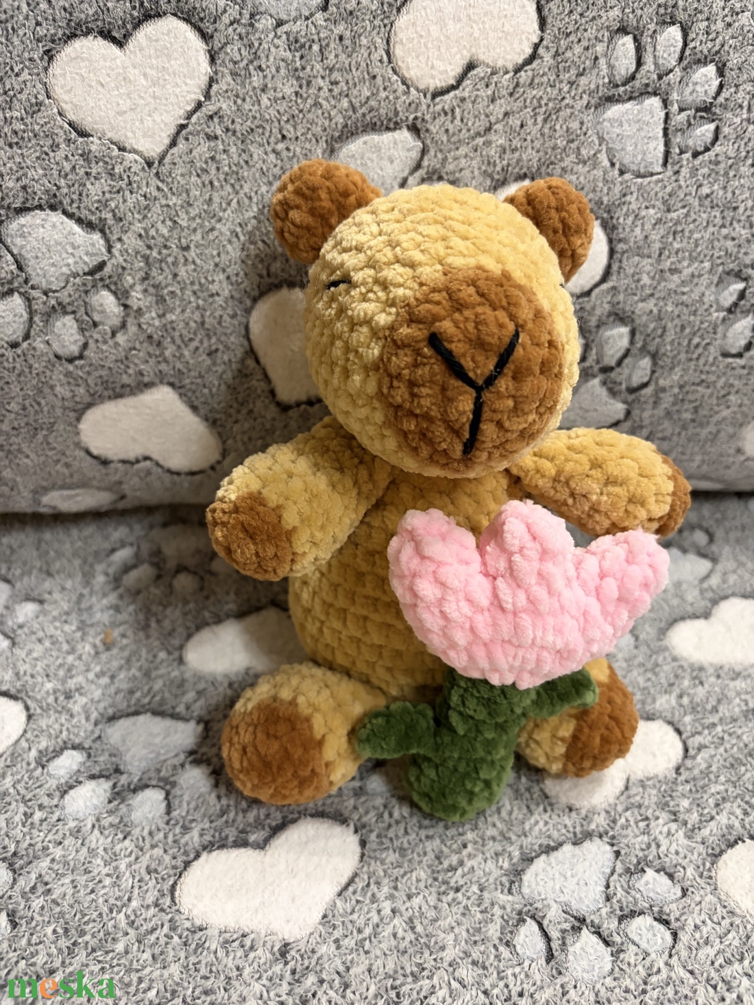 Horgolt capibara  - játék & sport - plüssállat & játékfigura - kapibara - Meska.hu