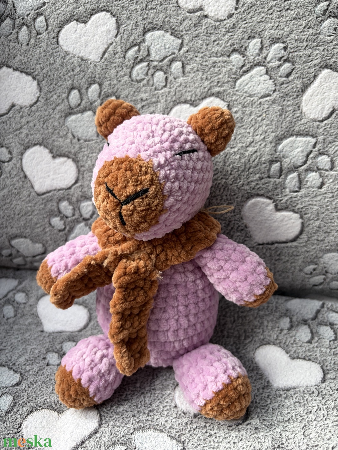 Horgolt capibara  - játék & sport - plüssállat & játékfigura - kapibara - Meska.hu