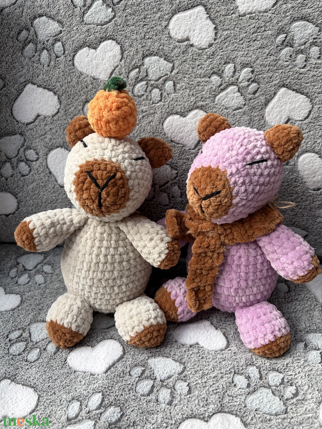 Horgolt capibara  - játék & sport - plüssállat & játékfigura - kapibara - Meska.hu