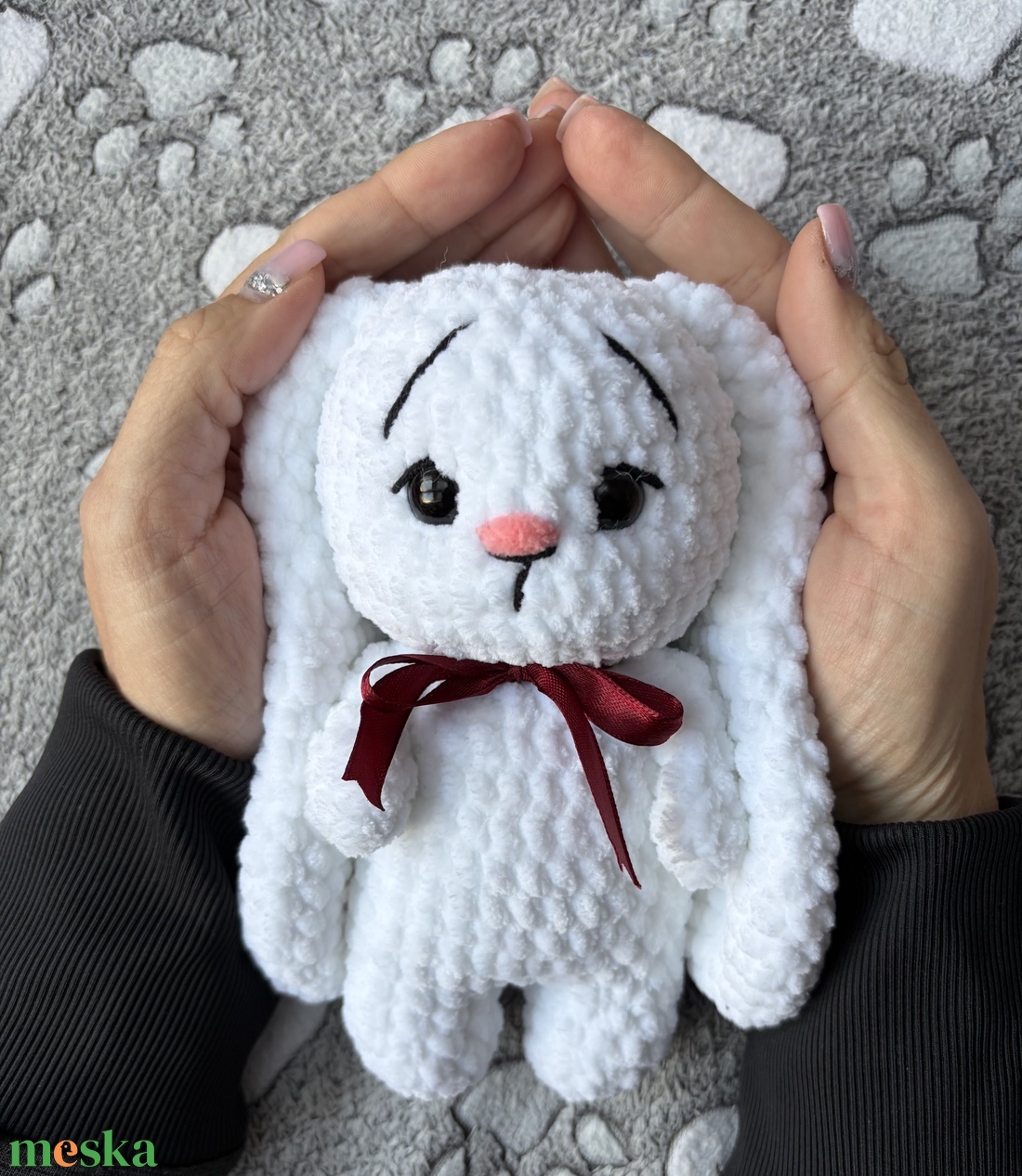 Horgolt nyuszi - játék & sport - plüssállat & játékfigura - nyuszi - Meska.hu