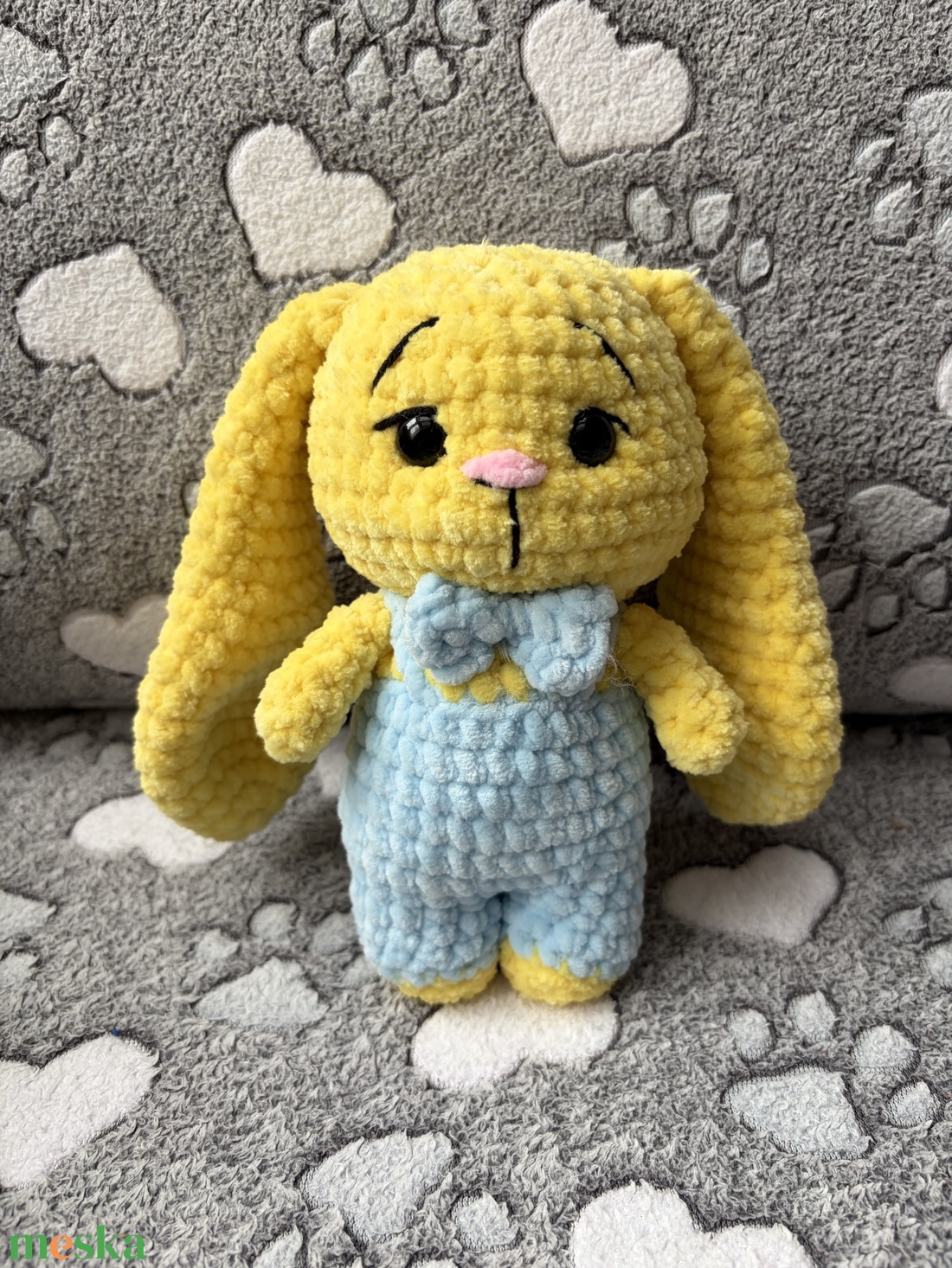 Horgolt nyuszi - játék & sport - plüssállat & játékfigura - nyuszi - Meska.hu