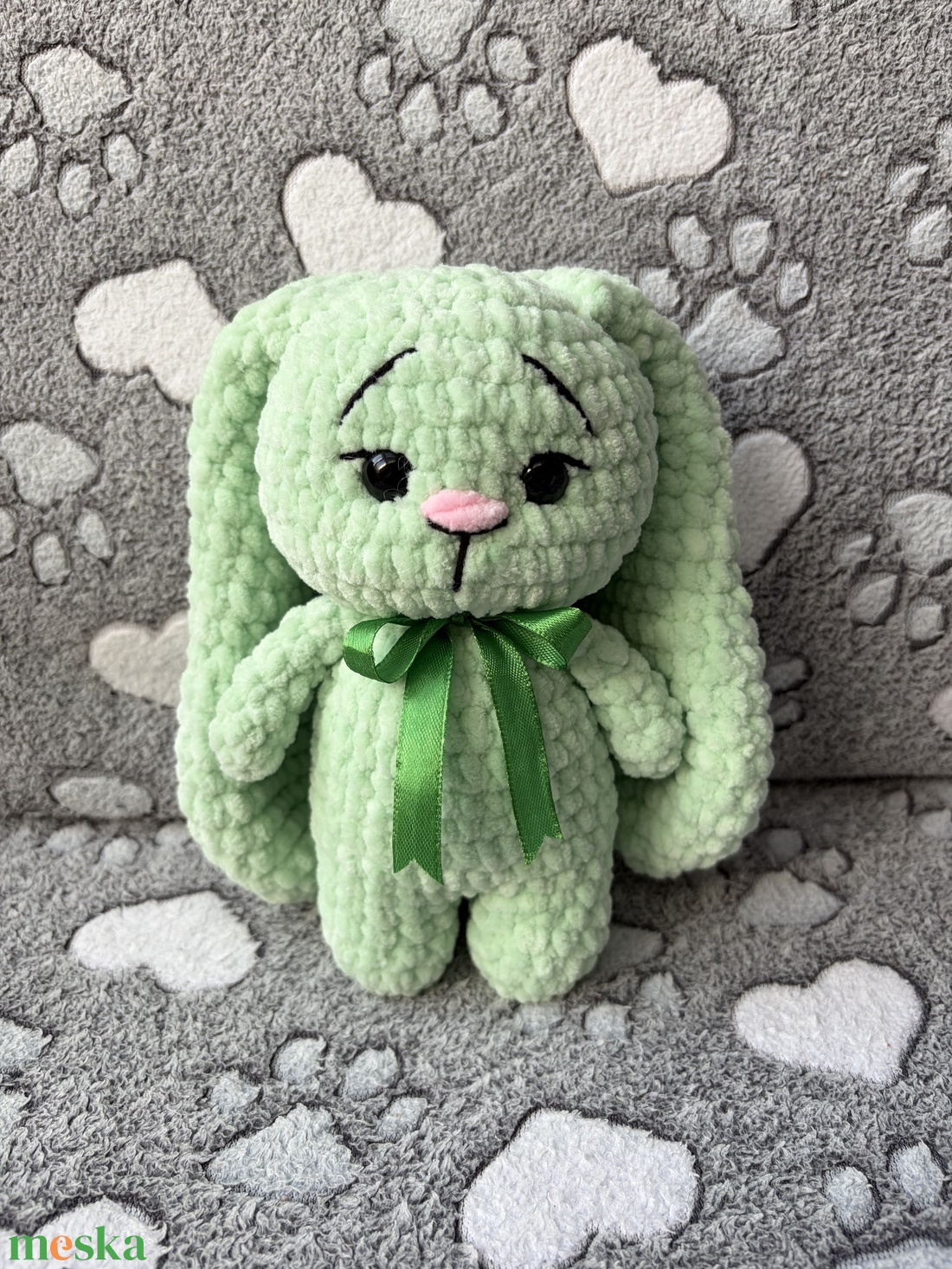 Horgolt nyuszi - játék & sport - plüssállat & játékfigura - nyuszi - Meska.hu