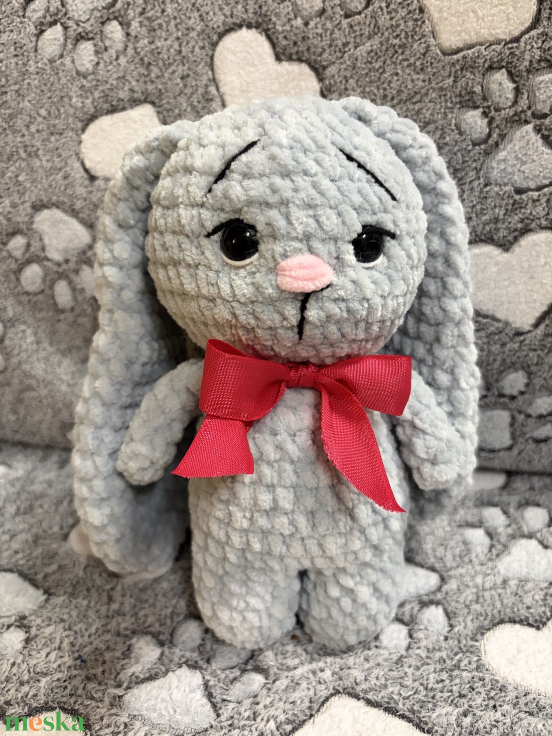 Horgolt nyuszi - játék & sport - plüssállat & játékfigura - nyuszi - Meska.hu