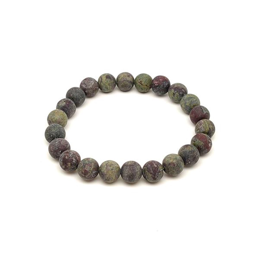 Jáspis sárkány matt ásvány karkötő golyós 8mm - ékszer - karkötő - ásványkarkötő - Meska.hu