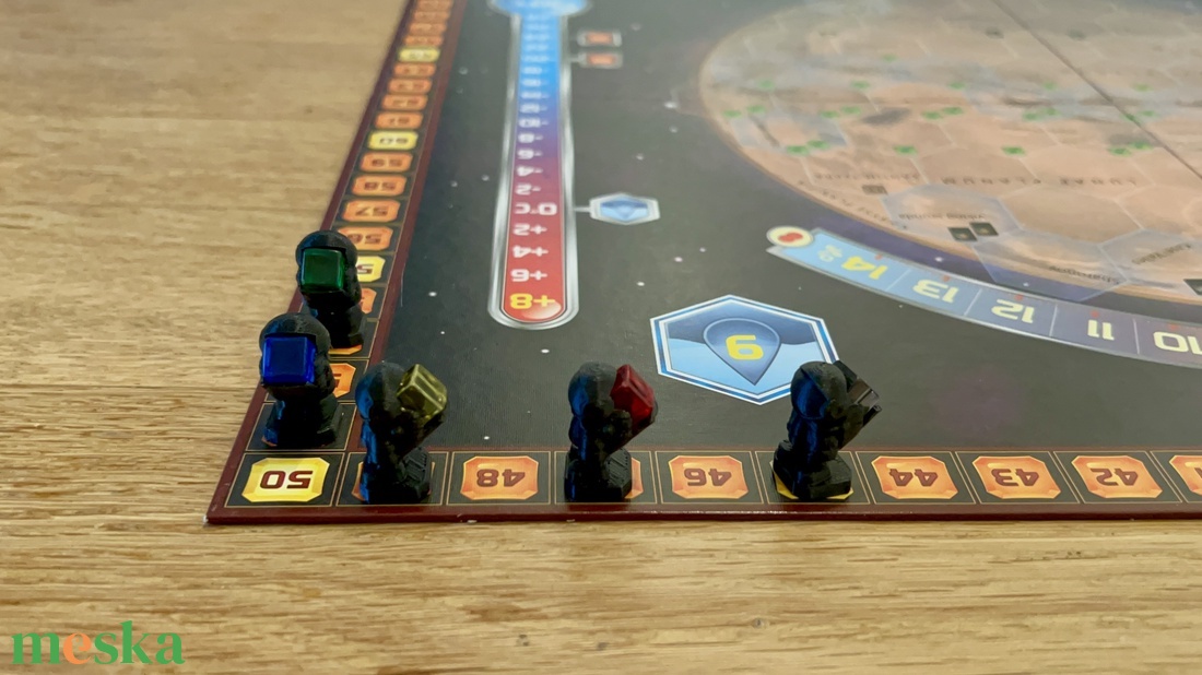Mars terraformálása  társasjáték-kiegészítő: pontszámláló asztronauták (5 db) - játék & sport - táblajáték és kártyajáték - társasjátékok - dobókocka - Meska.hu