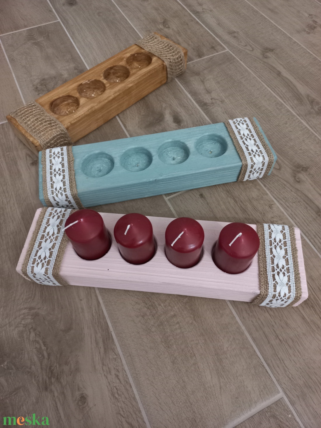 Fa gyertyatartó vagy mcsestartó - otthon & életmód - gyertya, illat, aroma - gyertyatartó - Meska.hu