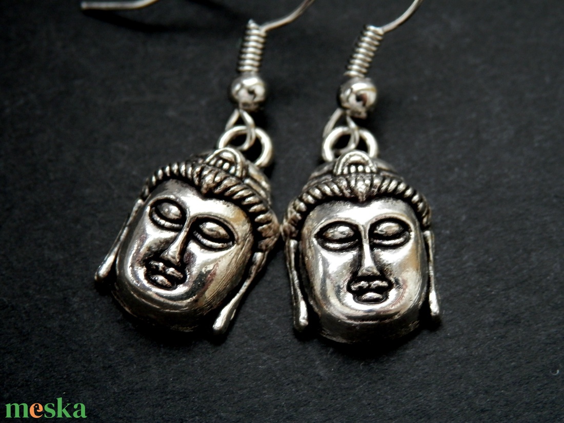 Buddha fülbevaló - ékszer - fülbevaló - lógó fülbevaló - Meska.hu Buddha fülbevaló - ékszer - fülbevaló - lógó fülbevaló - Meska.hu