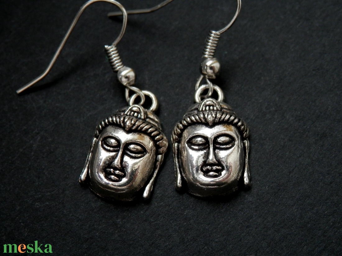 Buddha fülbevaló - ékszer - fülbevaló - lógó fülbevaló - Meska.hu Buddha fülbevaló - ékszer - fülbevaló - lógó fülbevaló - Meska.hu