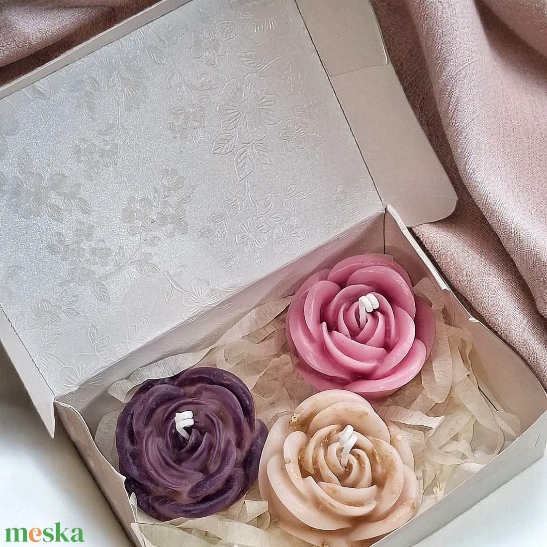 Kókuszos cseresznye Álom illatgyertya  - otthon & életmód - gyertya, illat, aroma - gyertya - Meska.hu