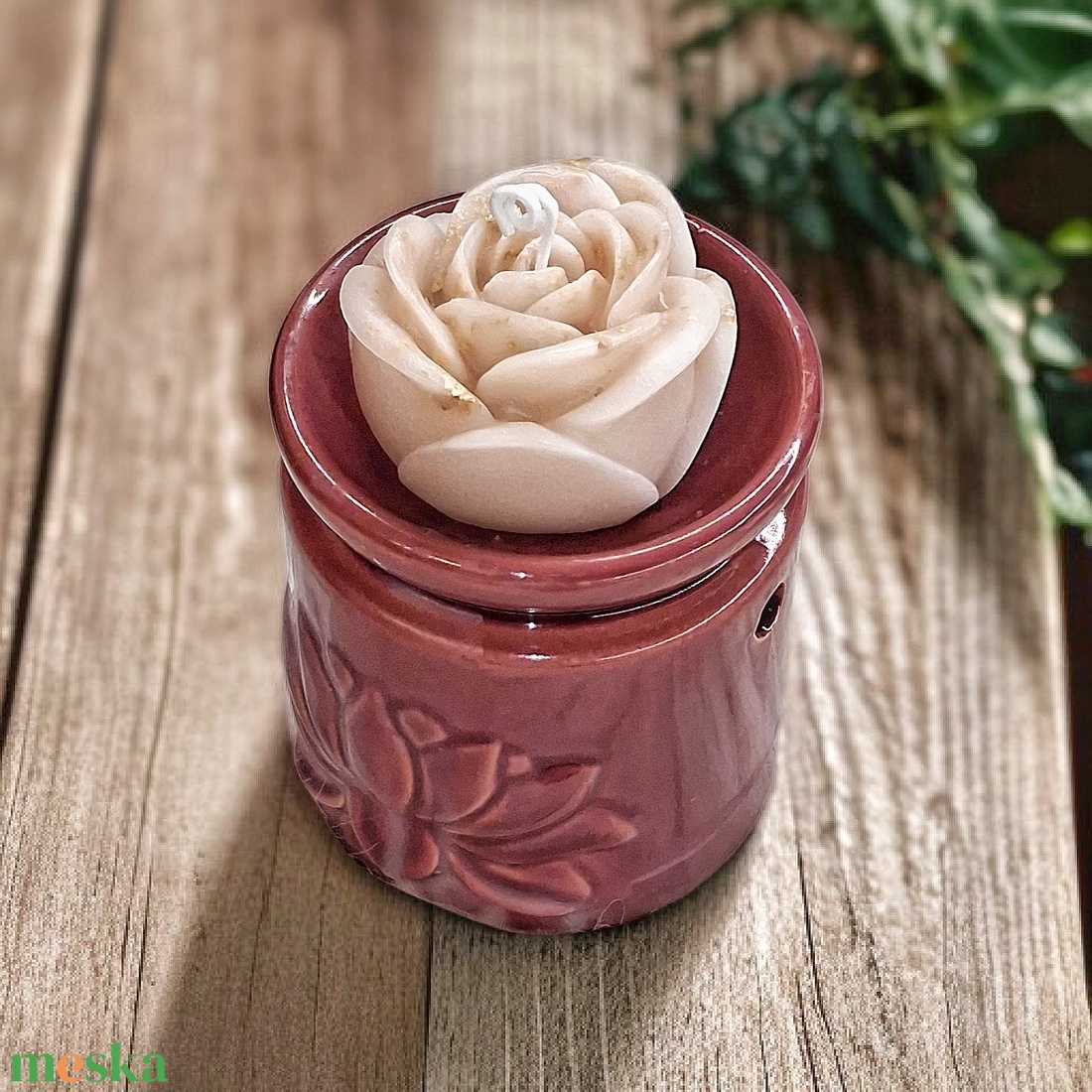 Kókuszos cseresznye Álom illatgyertya  - otthon & életmód - gyertya, illat, aroma - gyertya - Meska.hu