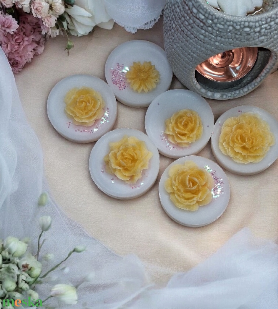 Illatviasz Citromfű Ajándékba csomagolva  - otthon & életmód - gyertya, illat, aroma - illatviasz - Meska.hu