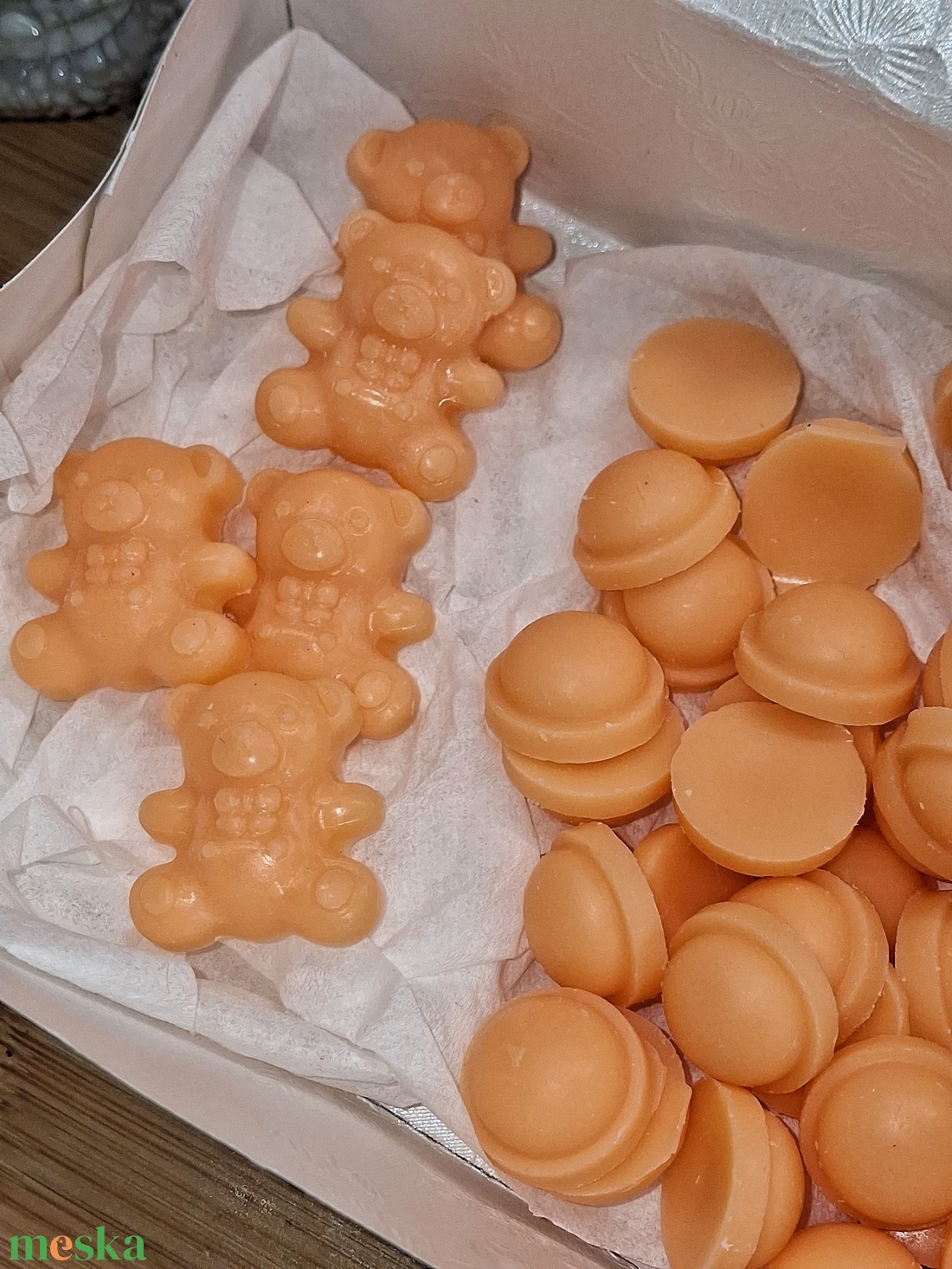 Illatviasz Mézes narancs Ajándékba csomagolva  - otthon & életmód - gyertya, illat, aroma - illatviasz - Meska.hu