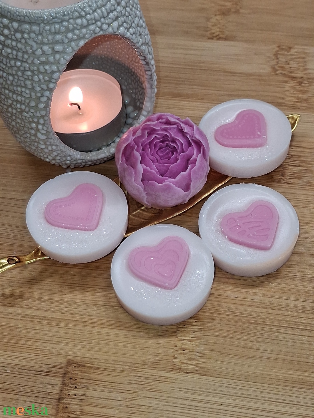 Illatviasz Kókuszos Magnólia Ajándékba csomagolva  - otthon & életmód - gyertya, illat, aroma - illatviasz - Meska.hu