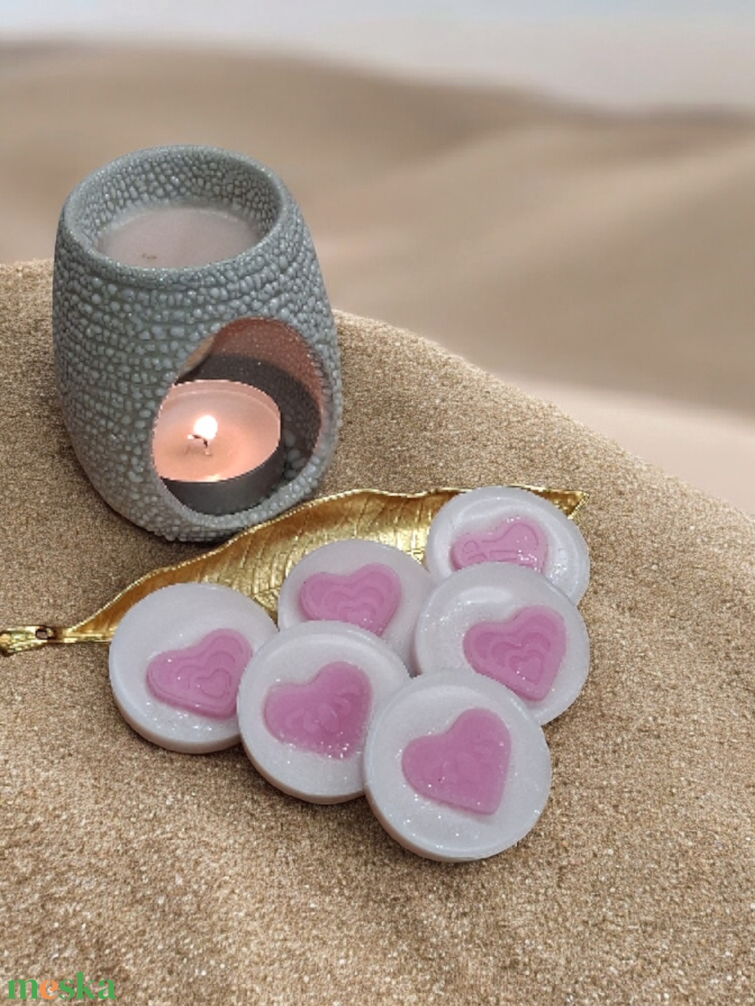 Illatviasz Kókuszos  Magnólia Ajándékba csomagolva  - otthon & életmód - gyertya, illat, aroma - illatviasz - Meska.hu